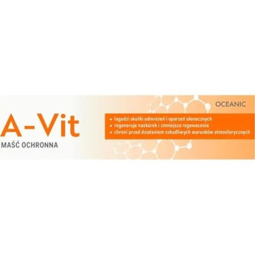 OCEANIC MAŚĆ NA OPARZENIA ODMROŻENIA A-VIT 25G