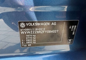 Volkswagen Polo V Hatchback 3d Facelifting 1.4 TDI BlueMotion Technology 90KM 2014 Volkswagen Polo Volkswagen Polo 1.4 TDI (Blue Motion Technology) Comfortli, zdjęcie 30