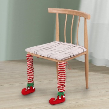 Чехлы на ножки рождественского стула для паркетного пола. Новинка чехлов на ножки мебели.