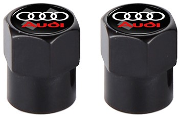 AUDI NAKRĘTKI NA WENTYL komplet=4szt z PL BLACK