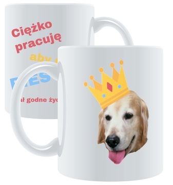 FOTO KUBEK Z NADRUKIEM WYCINANIE TWARZY ŚMIESZNY PREZENT KREATOR AI
