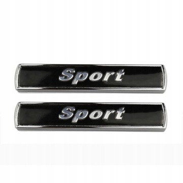 2 Szt Metalowa Naklejka Samochód Do SPORT