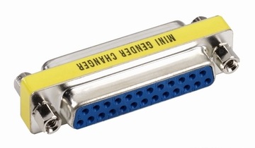 Adapter przejściówka beczka DB25 gniazdo 25-pin