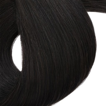 4шт-40см #70 Белая Сэндвич-ЛЕНТА НА ГУСТЫЕ НАТУРАЛЬНЫЕ ВОЛОСЫ невидимка