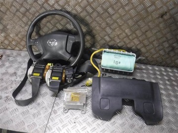 ПОДУШКА БЕЗОПАСНОСТИ ВОДИТЕЛЯ ПАССАЖИРА РЕМНИ БЕЗОПАСНОСТИ AVENSIS II T25 КОМПЛЕКТ