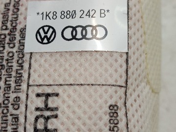 PRAVÁ ULOŽENÍ AIRBAG SEDADLA VW PASSAT CC 1K8880242B