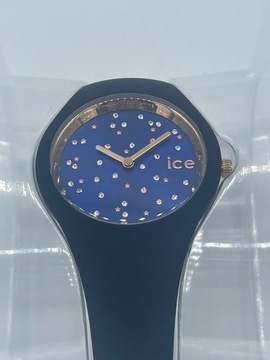 Zegarek damski czarny złoty Ice Watch kryształki Swarovski prezent komunia