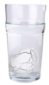 Динозавр вылупляется и растет из яйца, яйцо растет