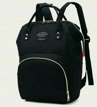 Рюкзак, мамина сумка, органайзер 3 в 1 для коляски, черный