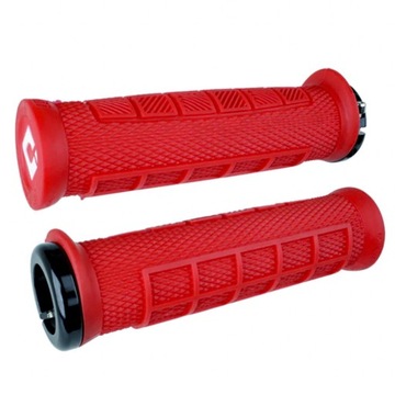 Chwyty MTB ODI ELITE PRO v2.1 Czerwone Lock-On 130