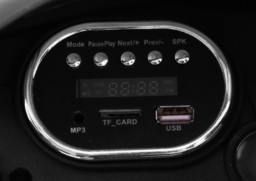 Аккумуляторная машина для детей, MP3, пульт дистанционного управления, свет