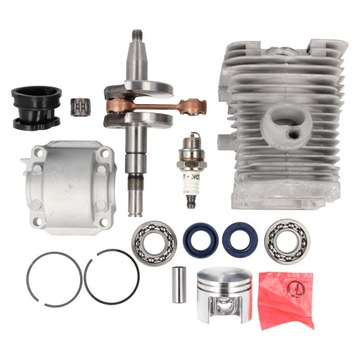 CYLINDER TŁOK ŁOŻYSKA WAŁ ŚWIECA SILNIK DO STIHL 018 MS180 MS170 38mm
