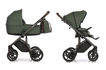 Roan Bass NEXT Night Green коляска + зонтик