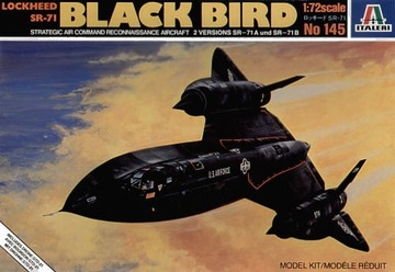 ITALERI 0145 1:72 SR-71 Blackbird with Drone