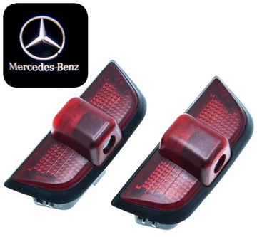 Mercedes Benz C-Class W204 Logo Lrojektor do DRZWI