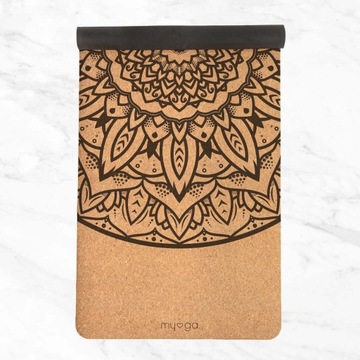 коврик для йоги Myga - Mandala 6 мм XL