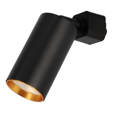 REFLEKTOR LAMPA DO SZYNOPRZEWODU GU10 CZARNA ZŁOTA