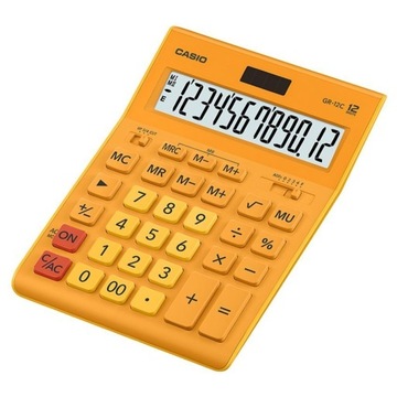 Kalkulator Casio GR-12C-WR Pomarańczowy