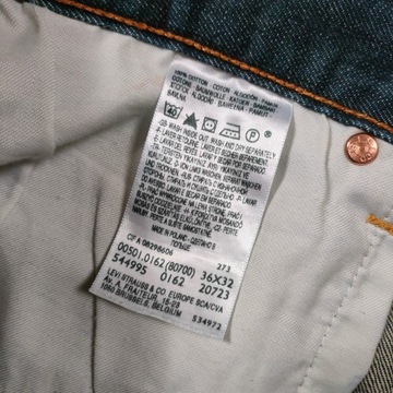 LEVI'S 501 Spodnie Jeans Męskie r. 36/32