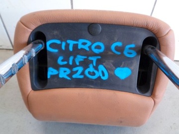 CITROEN C6 FACELIFT PODHLAVNÍK SEDADLA PŘEDNÍ KOŽENÝ