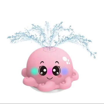 ИГРУШКА ДЛЯ ВАННЫ ПЛАВАЮЩИЙ Осьминог СВЕТОДИОДНЫЙ ФОНТАН ДЛЯ ВОДНОЙ ВАННЫ