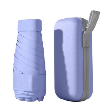 МИНИ-ЗОНТ ДОЖДЕВИК ДЛЯ ПУТЕШЕСТВИЙ, ПРОГУЛОК, ДЕЯТЕЛЬНОСТИ НА ОТКРЫТОМ ВОЗДУХЕ, СВЕТЛО-ФИОЛЕТОВЫЙ