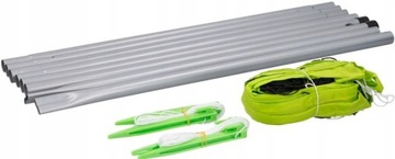 ТЕННИСНАЯ СЕТКА DUNLOP ВОЛЕЙБОЛЬНЫЕ СТОЙКИ ДЛЯ БАДМИНТОНА 4 в 1