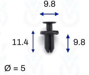 10X LEXUS LS RX NX TOYOTA CAMRY RAV4 SPONKA SPONA DRŽÁK NÁRAZNÍK 9046705170