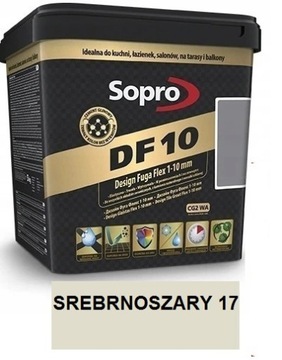 SOPRO fuga DF10 1052/5kg SREBRNOSZARY 17 + gratis