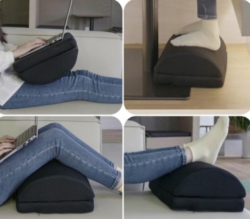 ПОДСТАВКА ДЛЯ НОГ ДЛЯ ОФИСА ПОДДЕРЖКА ДЛЯ НОГ С ПЕНОЙ ПАМЯТИ, РЕГУЛИРУЕМАЯ 44x30x15