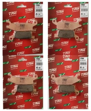 KLOCKI HAMULCOWE PRZÓD+TYŁ Yamaha Grizzly 700 550