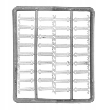 Stopery na włos do kulek i pelletu JAXON Przezroczyste