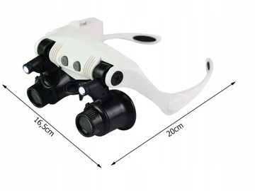 УВЕЛИЧИТЕЛЬНЫЕ ЧАСОВЫЕ ОЧКИ СЕРВИС РЕМОНТ ПОДСВЕТКА 2 LED 25X 10X