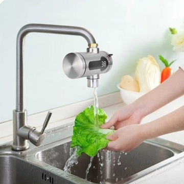 Мгновенный водонагреватель для душа 3000 Вт с ЖК-дисплеем