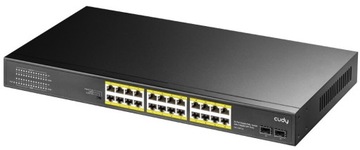 КОММУТАТОР PoE+ GS1028PS2 24x Gigabit 300 Вт SFP CCTV VL