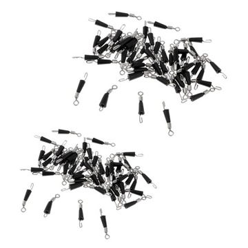 100 Pcs Fishing Swivel, Snap Swivel clip