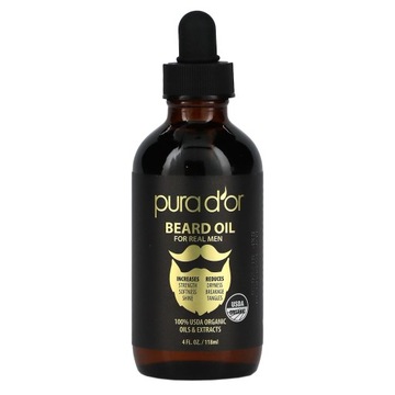Pura D'or, Olejek do Brody, 4 uncje fl (118 ml)
