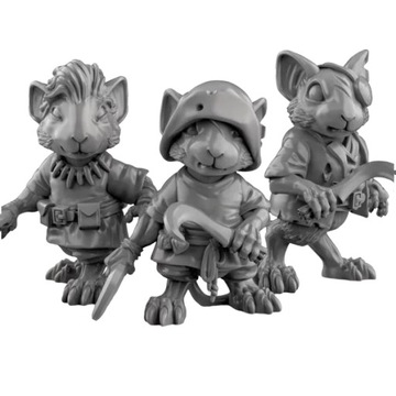 Mousle with Hand Weapons