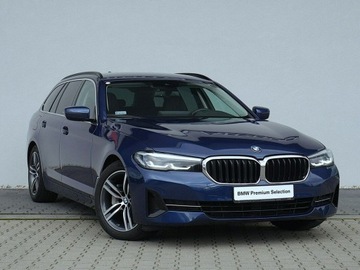 BMW Seria 5 G30-G31 Touring Facelifting 2.0 530i 252KM 2021 BMW 530 FV-23%, Hak, Skrętna oś, Fotele komfortowe, zdjęcie 1