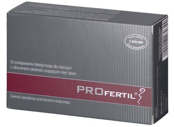 PROFERTIL 180 kapsułek ZWIĘKSZA PŁODNOŚĆ U MĘŻCZYZN