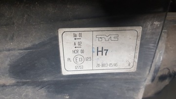 20-B813B SVĚTLO PRAVÁ PŘEDNÍ 120 2010 MERCEDES-BENZ SPRINTER 3 5-T (906)