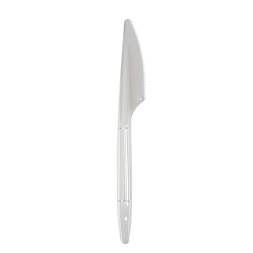 NÓŻ NOŻE PLASTIKOWE TRANSPARENTNE PRZEŹROCZYSTE 18cm WIELORA(50) RED PLAST