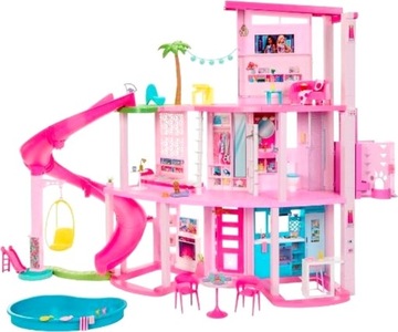 DOMEK MARZEŃ BARBIE DREAMHOUSE DUŻY Z AKCESORIAMI