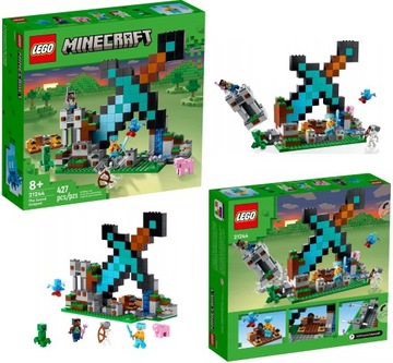LEGO MINECRAFT 21244 BASTION MIECZA PREZENT