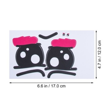 Наклейки на живот беременной женщины, 9 листов.