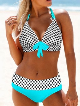 Ubrania kąpielowe Halter bikini kobiet wysokiej t