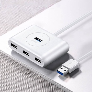 UGREEN АДАПТЕР-концентратор-разветвитель USB-C 4x USB 3.0 1M