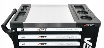 VERKE МАСТЕРСКАЯ ИНСТРУМЕНТАЛЬНЫЙ ШКАФ + НАБОР ИНСТРУМЕНТОВ 298 шт. + СВЕТОДИОДНАЯ ЛАМПА