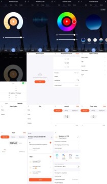 Контроллер СИД 5in1 RGB+CCT 12-48V SD серии WIFI+RF HUE TUYA