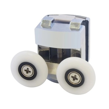 Rolka górna podwójna do kabin 23 mm, szkło 8 mm